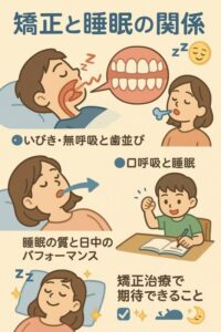 矯正と睡眠