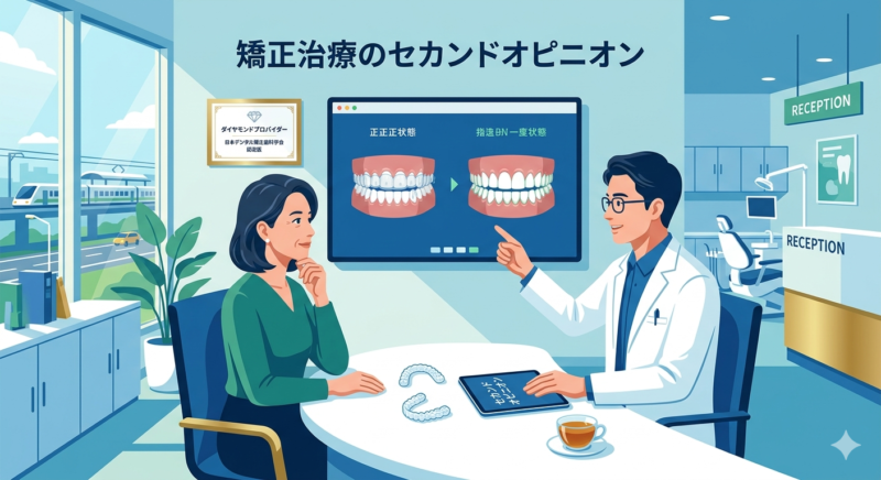 セカンドオピニオン　矯正治療　転院