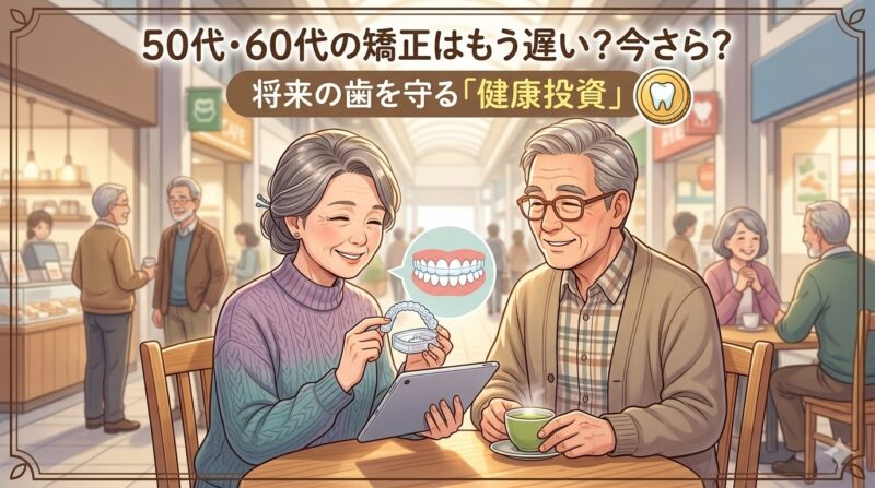 50代60代　矯正　名古屋西矯正歯科クリニック